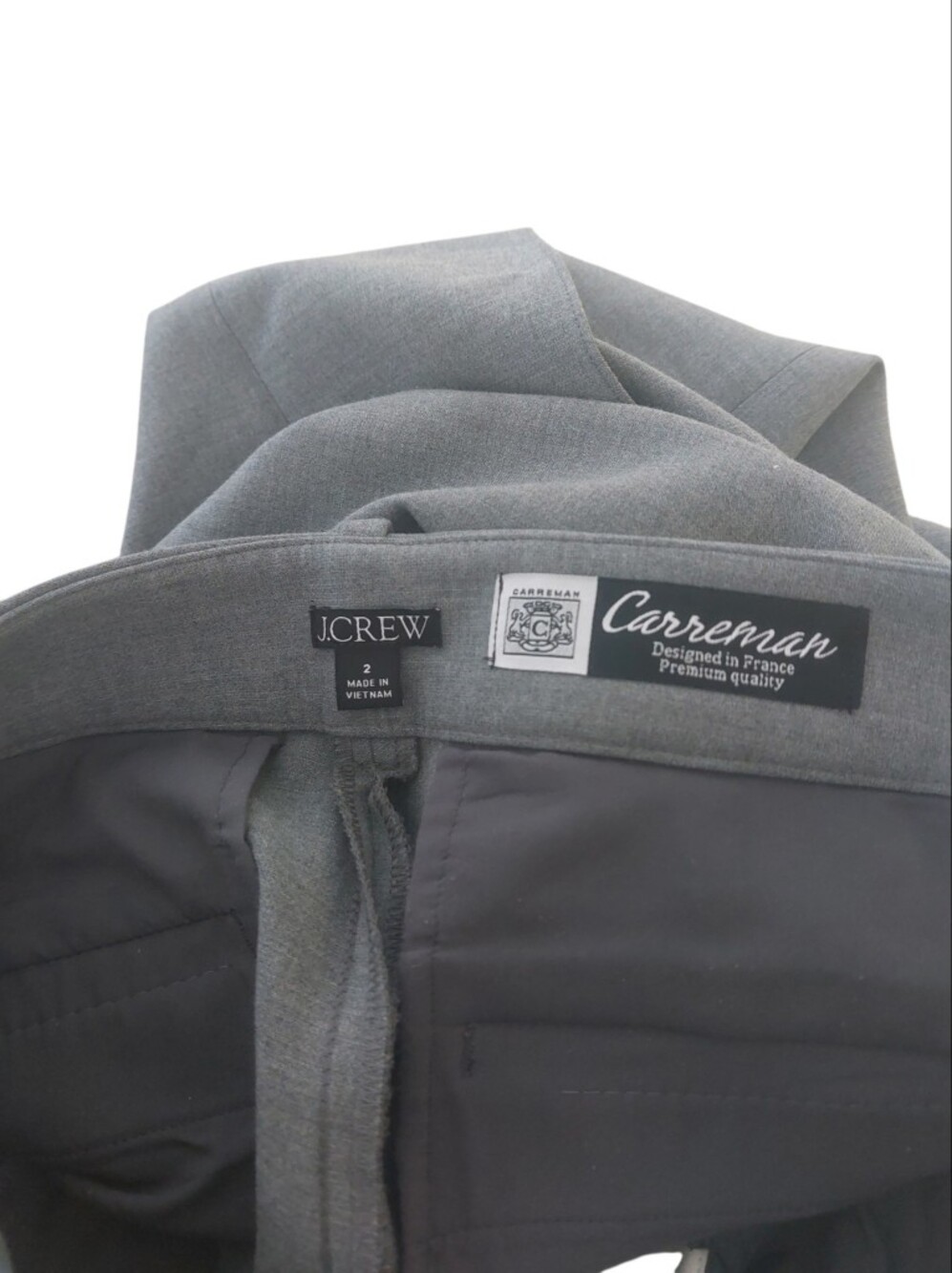 J Crew Carreman trouser dress pants size 2 - Picture 4 of 11